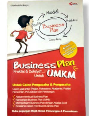 Cover Business Plan Praktis dan Dahsat Untuk UMKM - Solehuddin Murpi