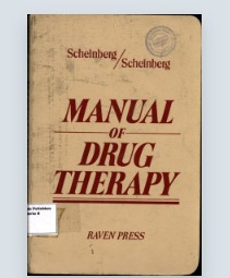 Cover Manual Of Drug Therapy - Scheinberg A. David
