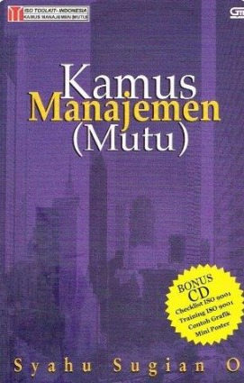 Cover Kamus manajemen (Mutu) - Syahu Sugian