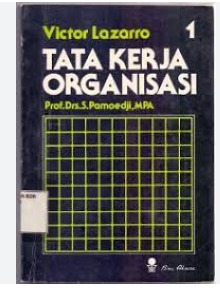 Cover Tata Kerja Organisasi - Lazarro Viktor