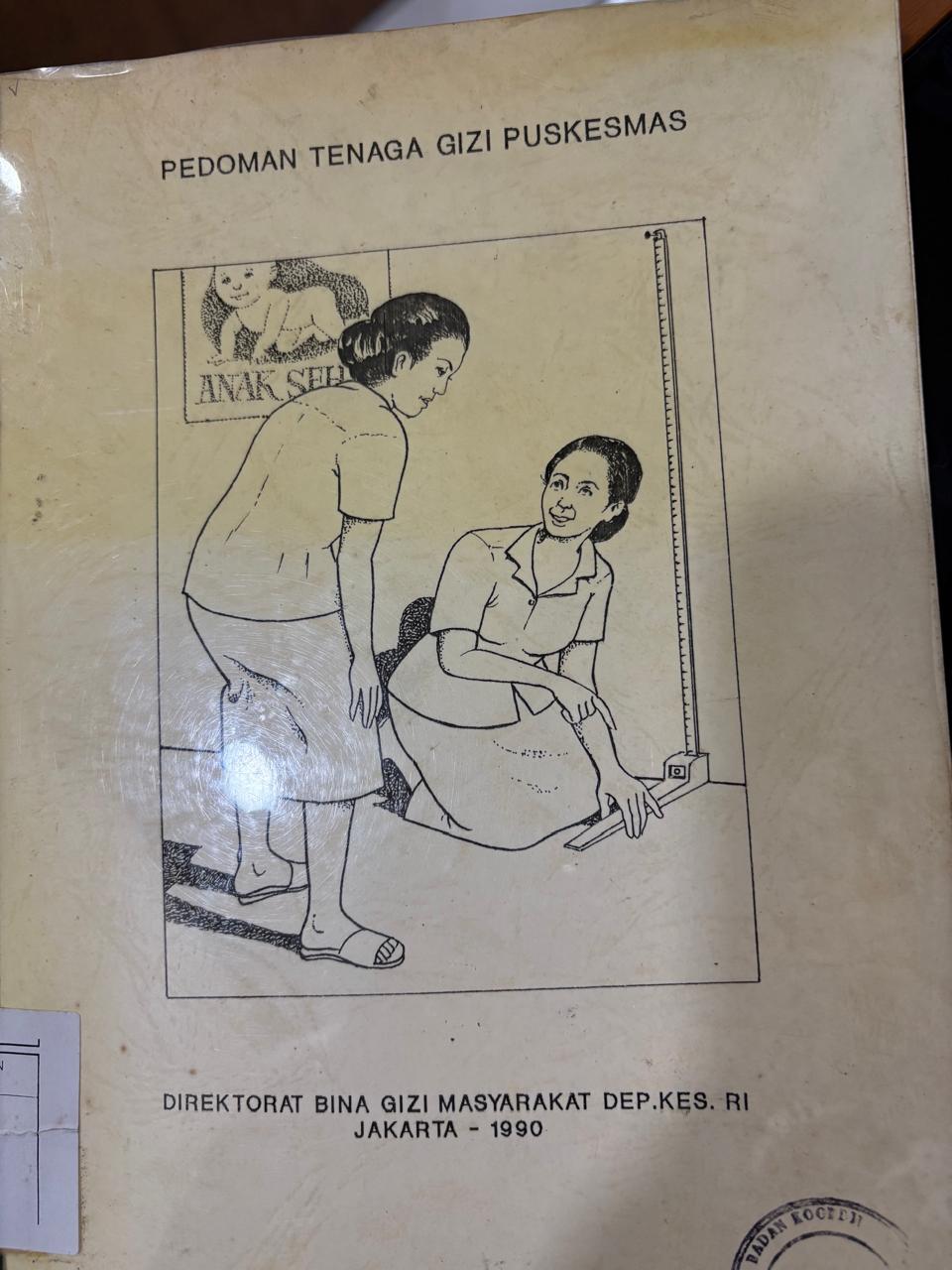Cover Pedoman Tenaga Gizi Puskesmas - Direktorat bina Gizi Masyarakat Dep.Kes RI