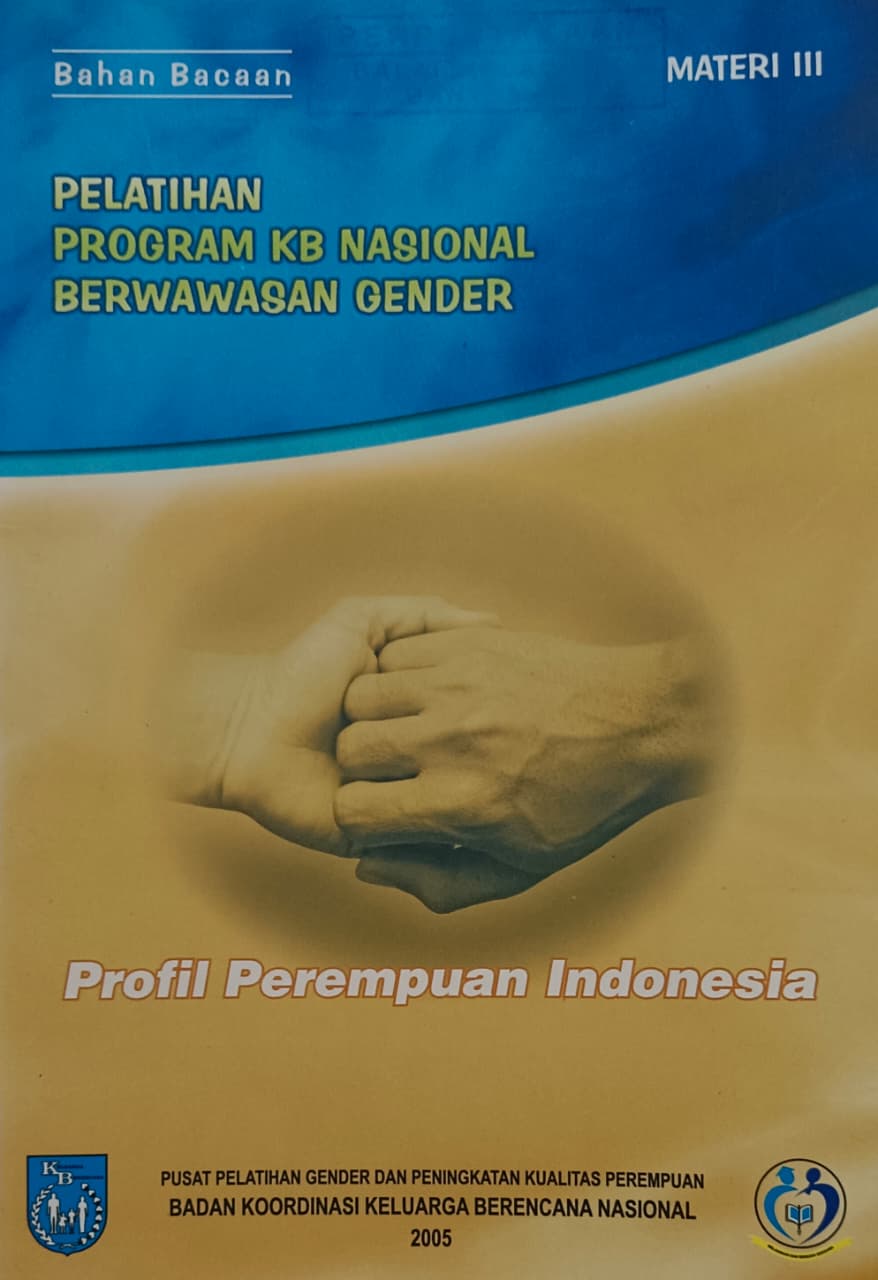 Cover Pelatihan program KB berwawasan gender Profil perempuan Indonesia BKKBN
