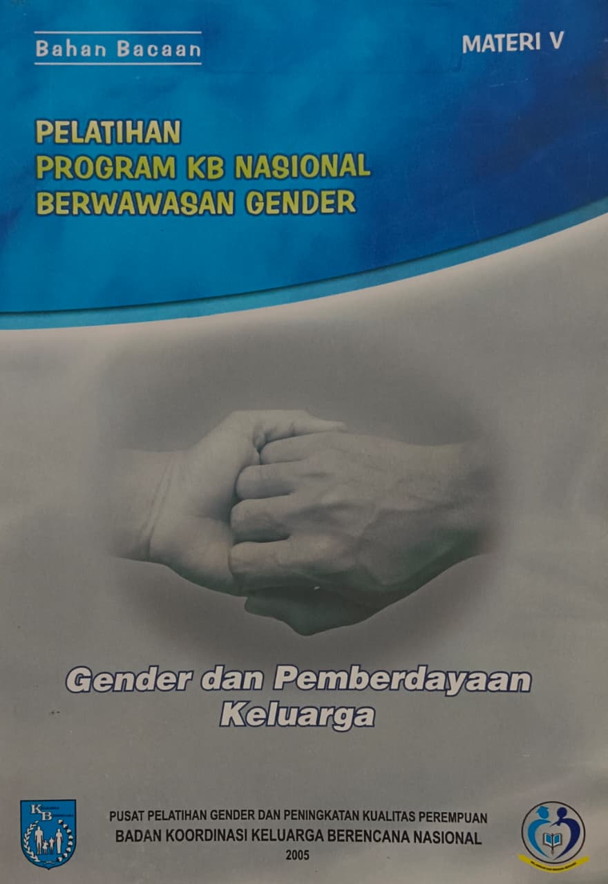 Cover Pelatihan program KB berwawasan gender Gender dan pemberdayaan keluarga BKKBN
