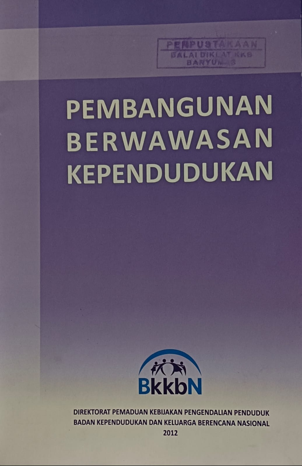 Cover Pembangunan berwawasan kependudukan - -