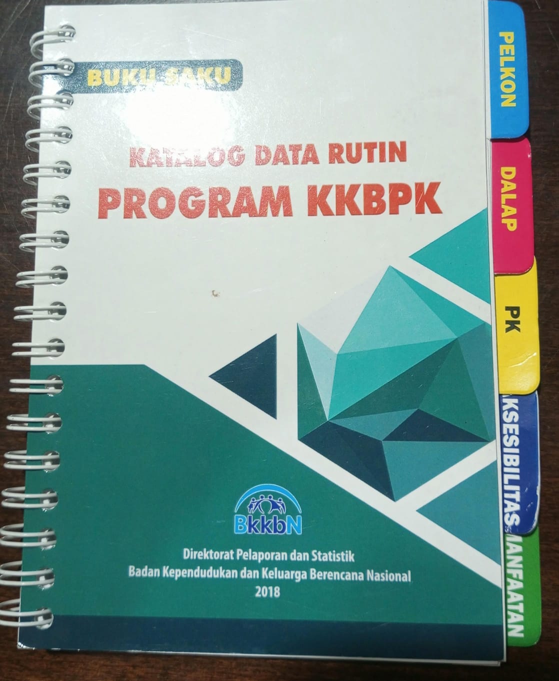 Cover Buku Saku Katalog Data Rutin Program KKBPK - BKKBN