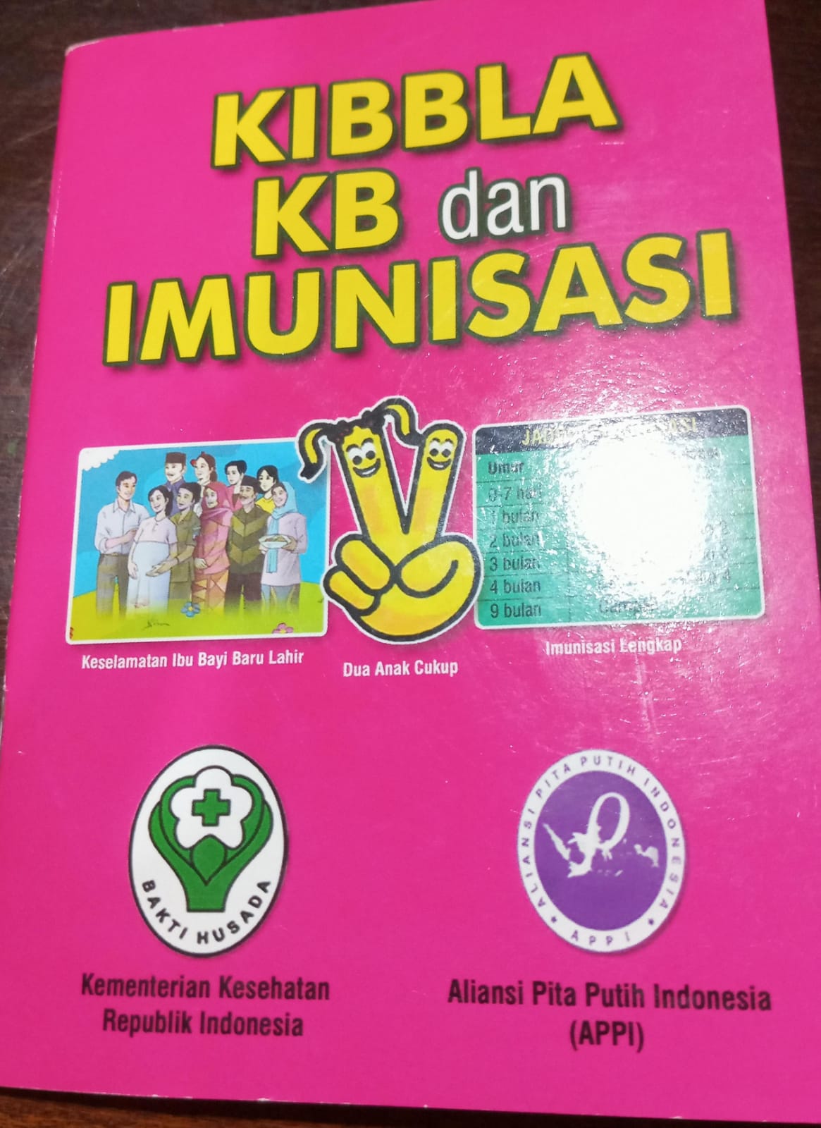 Cover KIBBLA KB dan Imunisasi - Kementerian Kesehatan republik Indonesia