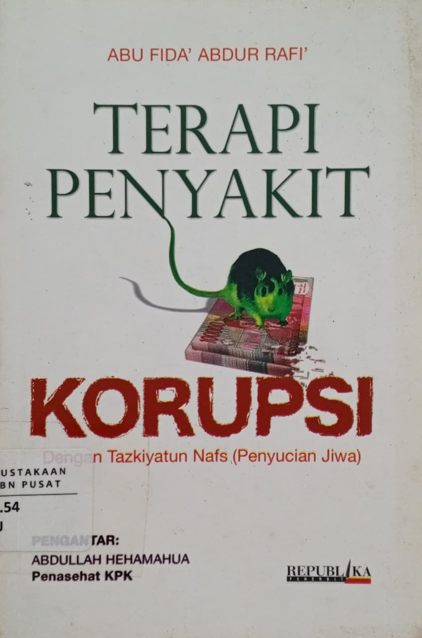 Cover Terapi penyakit korupsi   Abu Fida' Abdur Rafi'
