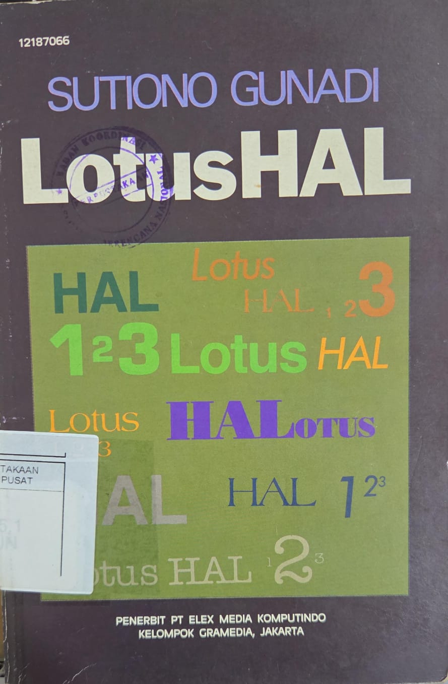 Cover Lotus Hal - F.X. Sutiono Gunadi