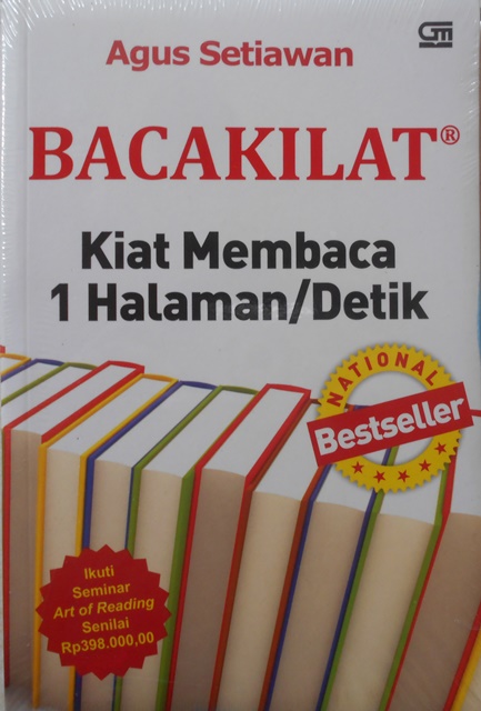 Cover Bacakilat kiat membaca 1 halaman/detik dengan pemahaman tinggi Agus Setiawan