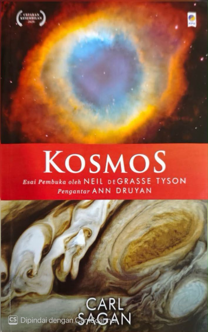 Cover KOSMOS Esai Pembuka Oleh Neil deGrasse Tyson Pengantar Ann Duran Carl Sagan