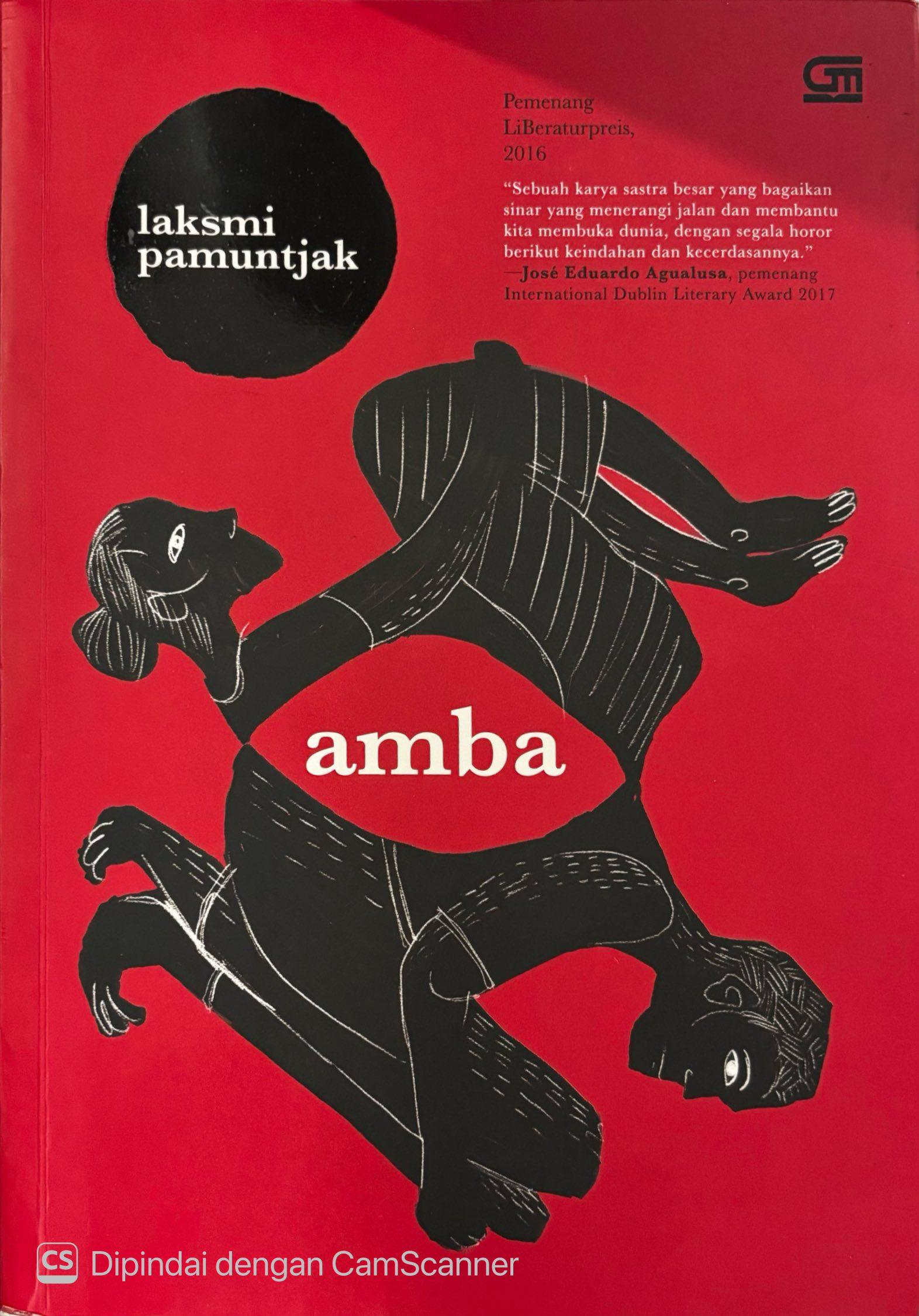 Cover Amba - Laksmi Pamuntjak