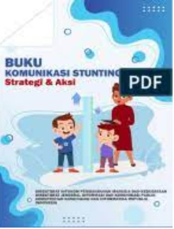 Cover Buku Komunikasi Stunting Strategi dan Aksi - Kementerian Komunikasi dan Informasi