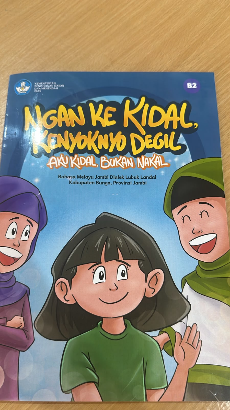 Cover Ngan Ke Kidal Kenyoknyo Degil Aku Kidal, Bukan Nakal Titas Suwanda (penulis); Hendra Irawan (Ilustrator) 