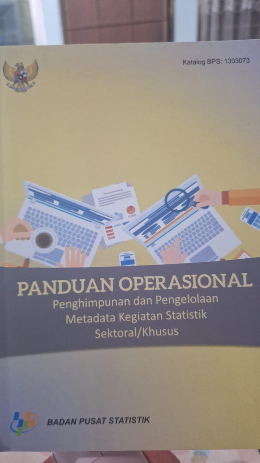 Cover Panduan Operasional Penghimpunan dan Pengelolaan Metadata Kegiatan Statistik Sektoral/Khusus - Badan Pusat Statistik