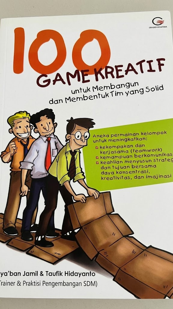 Cover 100 GAME KRESTIF  Untuk Membangun dan Membentuk Tim yang Solid Sya'ban jamil Taufik Hidayat