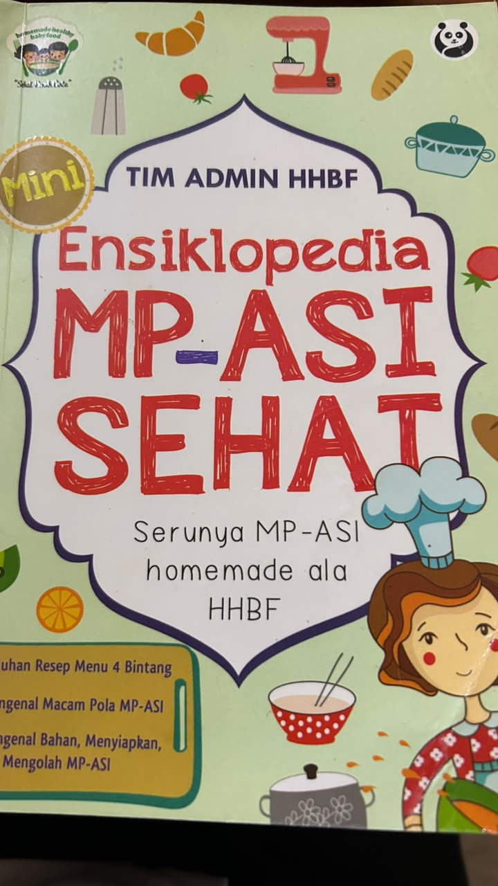 Cover Ensiklopedia MP-ASI SEHAT Serunya MP-ASI homemade ala HHBF Tim Admin HHBF