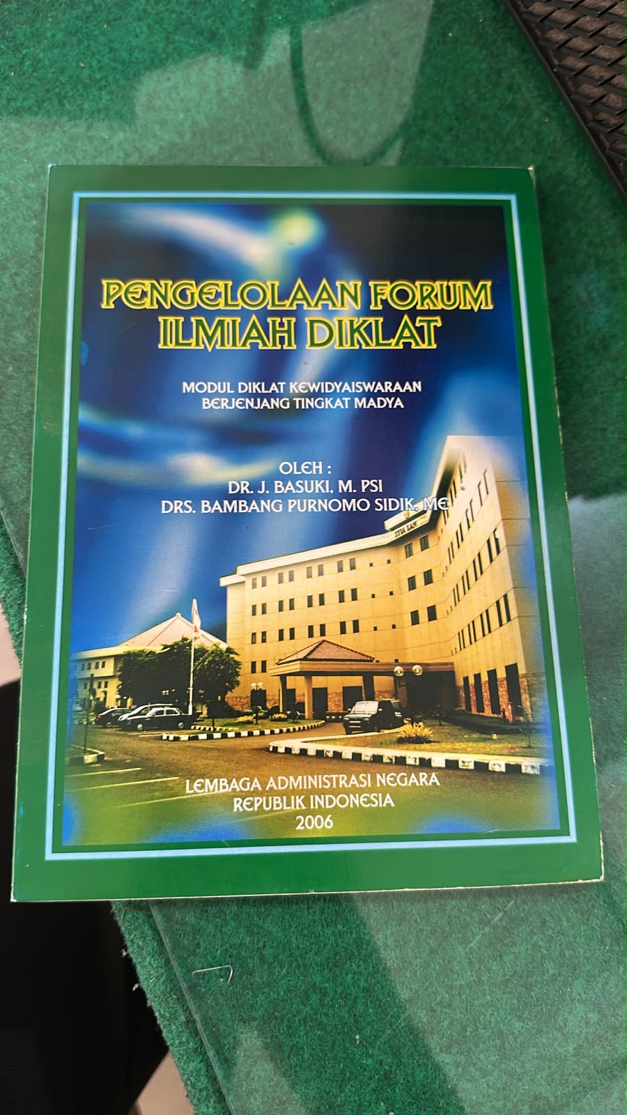 Cover Evakuasi Purna Diklat Modul Diklat Kewidyaiswaraan Berjenjang Tingkat Madya Basuki J ; Hermansjah