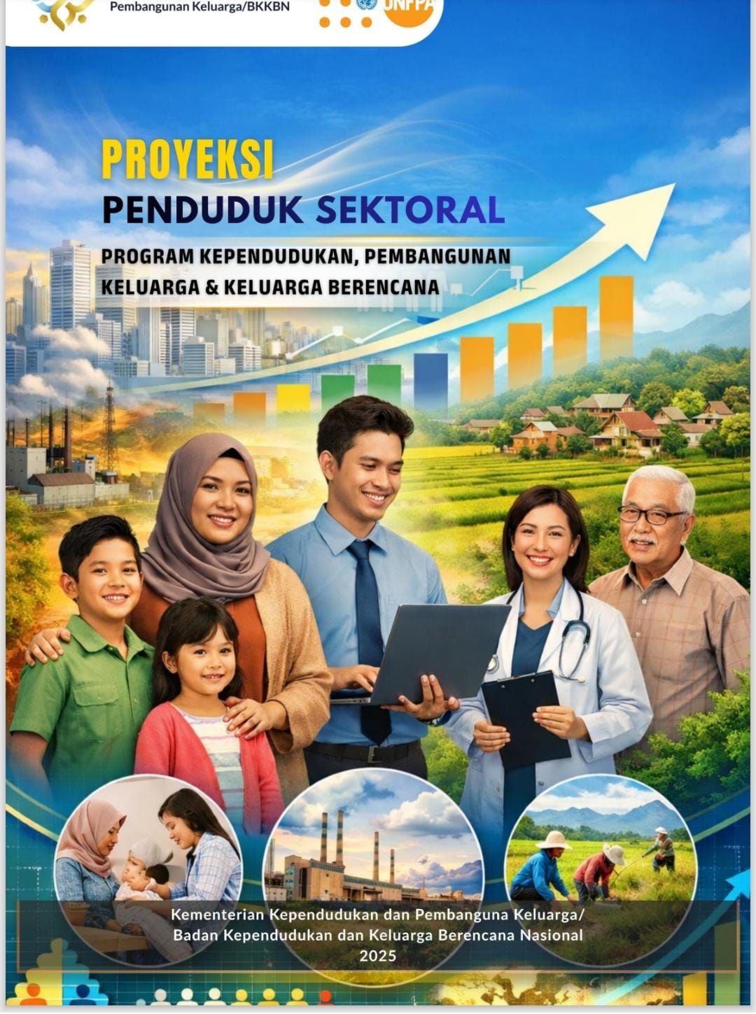 Cover Proyeksi Penduduk Sektoral Program Kependudukan, Pembangunan Keluarga dan Keluarga Berencana Sensus Penduduk Omas Bulan Samosir