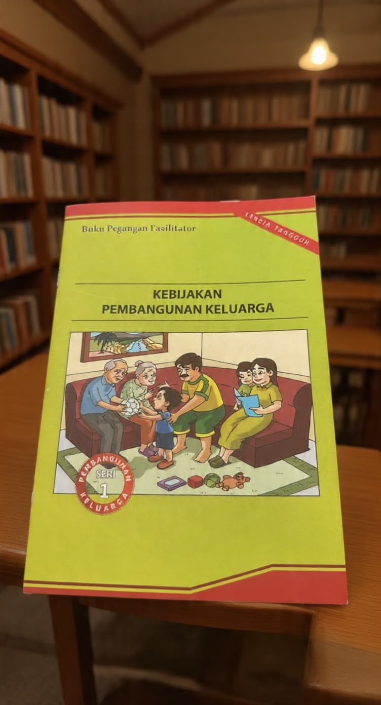 Cover Kebijakan Pembangunan Keluarga Buku Pegangan Fasilitator Lansia Tangguh Badan Kependudukan dan Keluarga Berencana Nasional