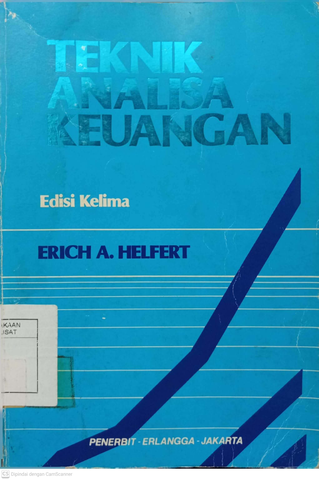 Cover TEKNIK ANALISA KEUANGAN - Helfert Erich A.