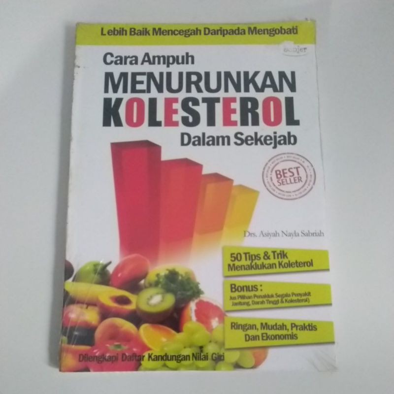 Cover Cara Ampuh Menurunkan Kolesterol dalam Sekejap - Drs. Aisyah Nayla Sabriah